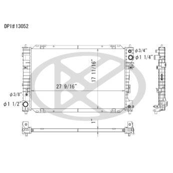 Koyorad A13052 Radiator