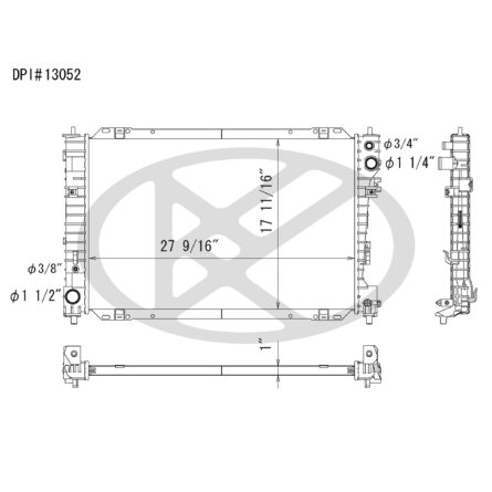 Koyorad A13052 Radiator