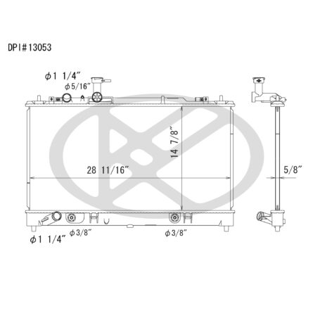 Koyorad A13053 Radiator