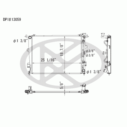 Koyorad A13059 Radiator