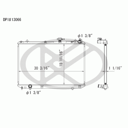 Koyorad A13066 Radiator