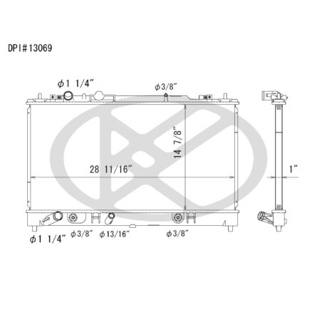 Koyorad A13069 Radiator