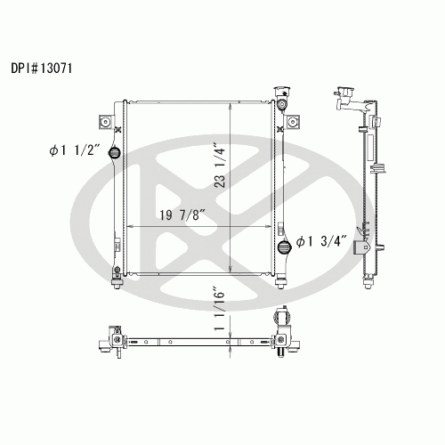 Koyorad A13071 Radiator