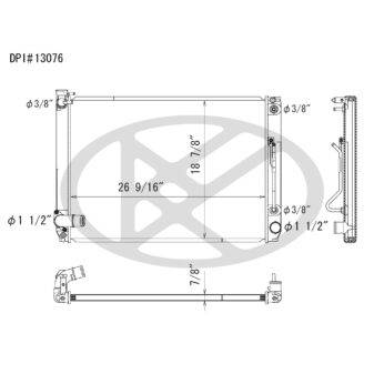 Koyorad A13076 Radiator