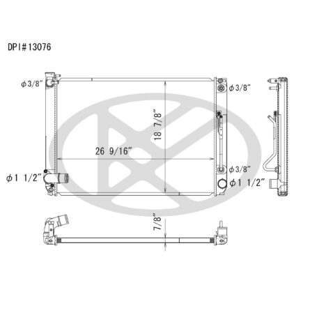 Koyorad A13076 Radiator