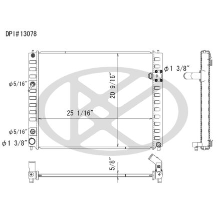 Koyorad A13078 Radiator