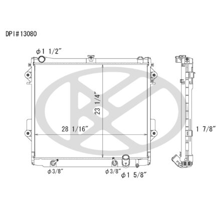 Koyorad A13080 Radiator