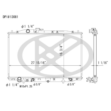 Koyorad A13081 Radiator