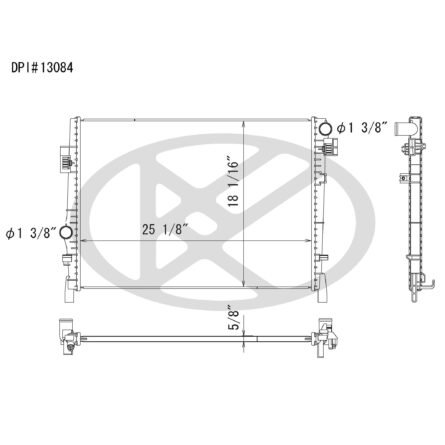 Koyorad A13084 Radiator