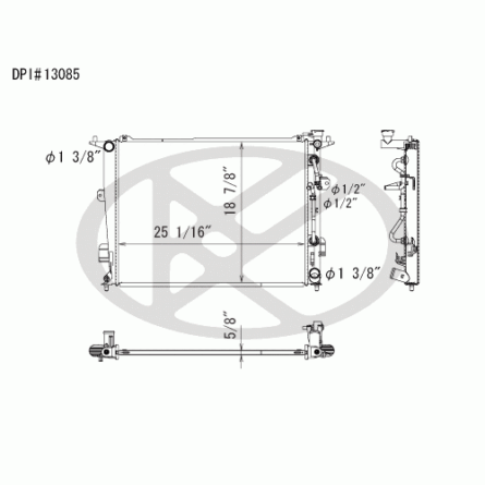 Koyorad A13085 Radiator