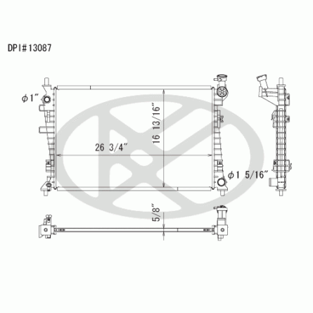 Koyorad A13087 Radiator