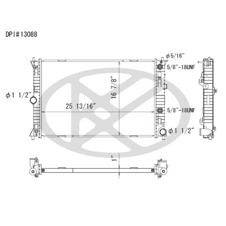 Koyorad A13088 Radiator