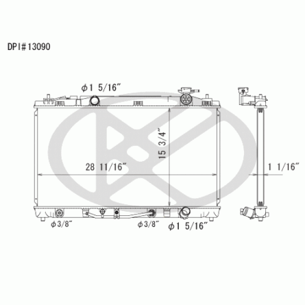 Koyorad A13090 Radiator