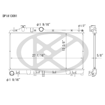 Koyorad A13091 Radiator