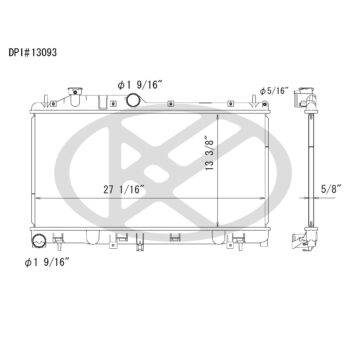 Koyorad A13093 Radiator