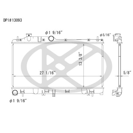 Koyorad A13093 Radiator