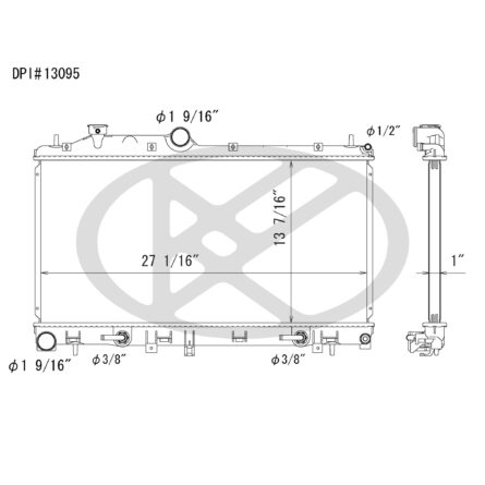 Koyorad A13095 Radiator