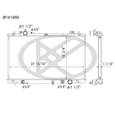 Koyorad A13096 Radiator