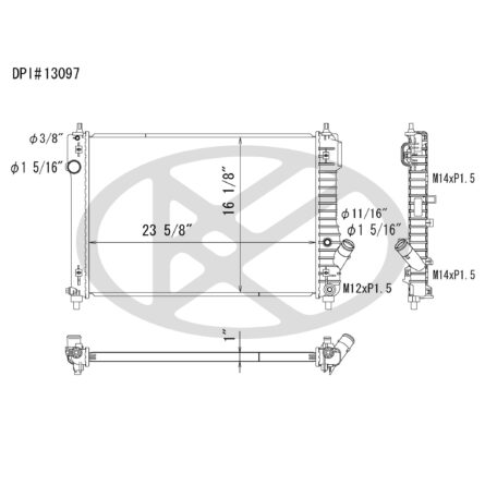 Koyorad A13097 Radiator