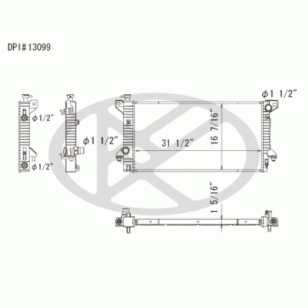 Koyorad A13099 Radiator