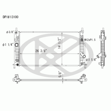 Koyorad A13100 Radiator