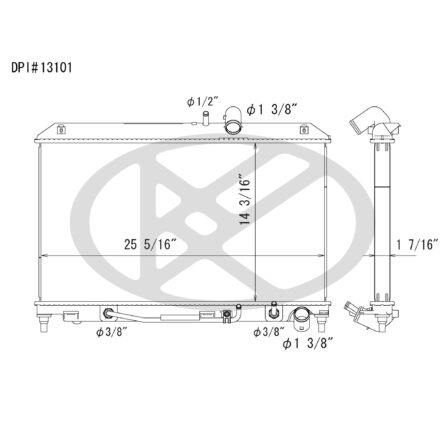 Koyorad A13101 Radiator