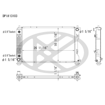 Koyorad A13103 Radiator