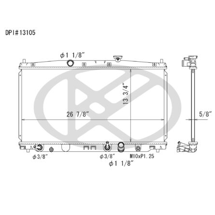 Koyorad A13105 Radiator