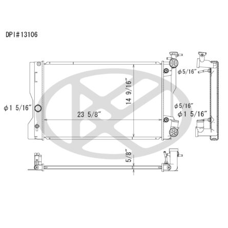 Koyorad A13106 Radiator