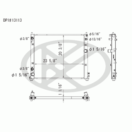 Koyorad A13113 Radiator