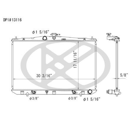 Koyorad A13116 Radiator