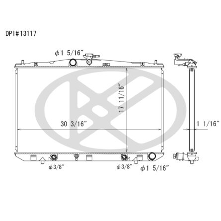 Koyorad A13117 Radiator