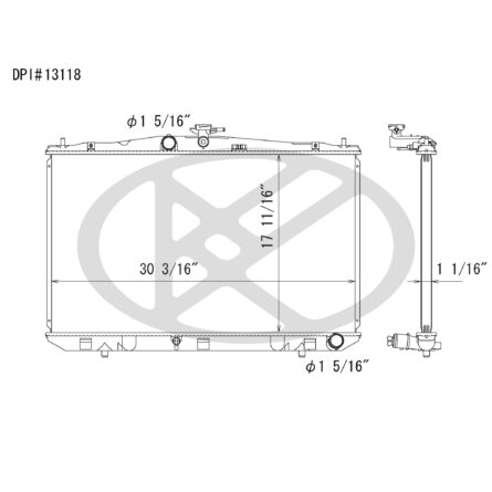 Koyorad A13118 Radiator