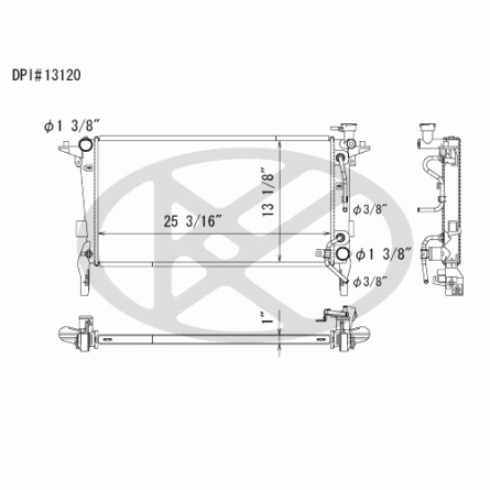 Koyorad A13120 Radiator