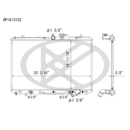 Koyorad A13122 Radiator