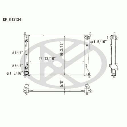 Koyorad A13134 Radiator