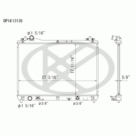 Koyorad A13136 Radiator