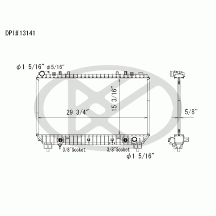 Koyorad A13141 Radiator