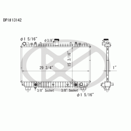 Koyorad A13142 Radiator