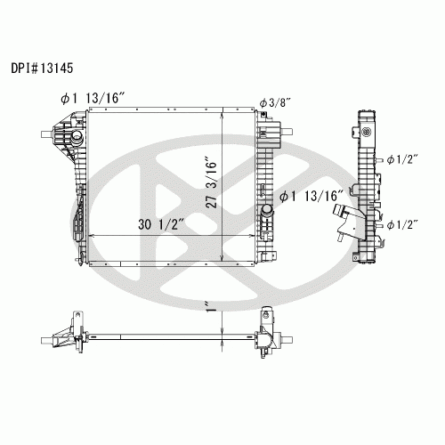 Koyorad A13145 Radiator