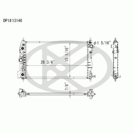 Koyorad A13146 Radiator