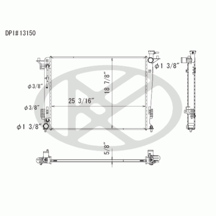 Koyorad A13150 Radiator