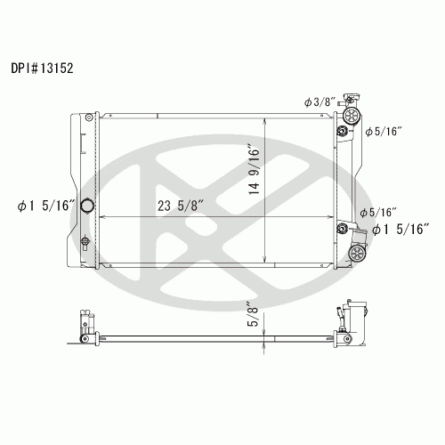 Koyorad A13152 Radiator