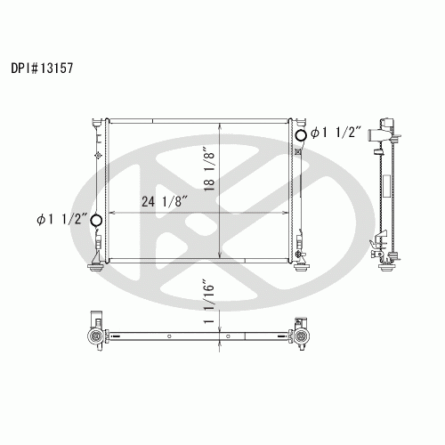 Koyorad A13157 Radiator