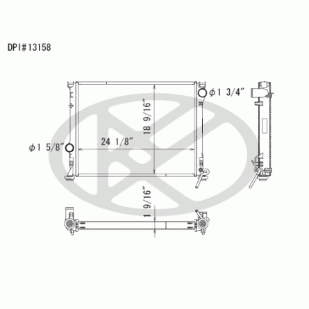 Koyorad A13158 Radiator