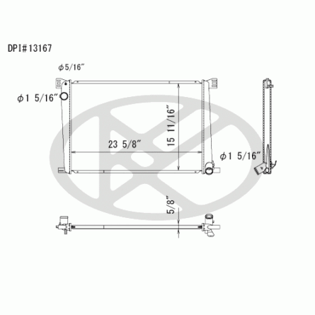 Koyorad A13167 Radiator