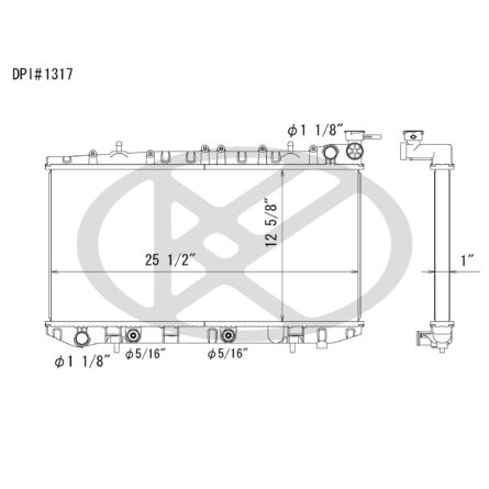 Koyorad A1317 Radiator