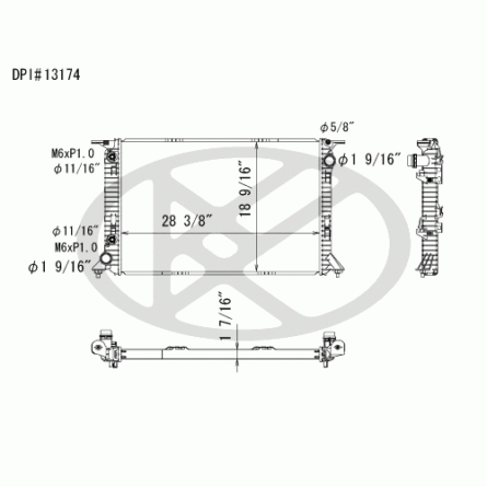 Koyorad A13174 Radiator