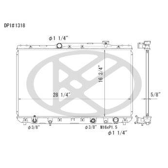 Koyorad A1318 Radiator