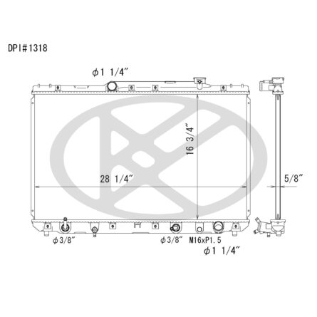 Koyorad A1318 Radiator